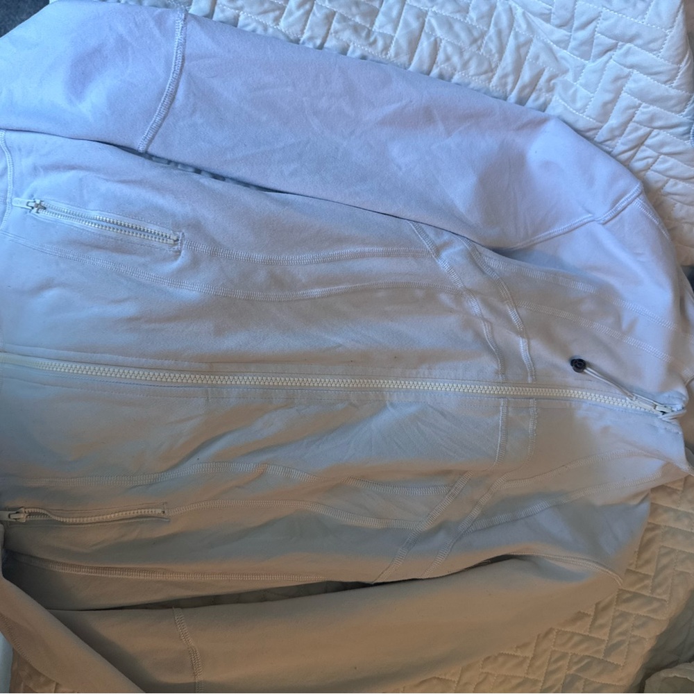 White lululemon define jacket